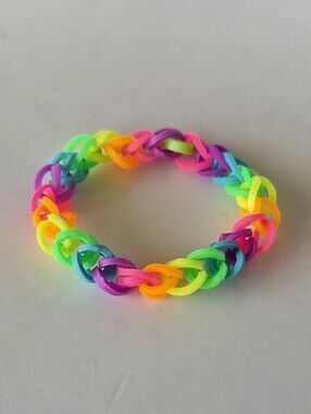 Handmade Elastic Bracelets - Rainbow 1